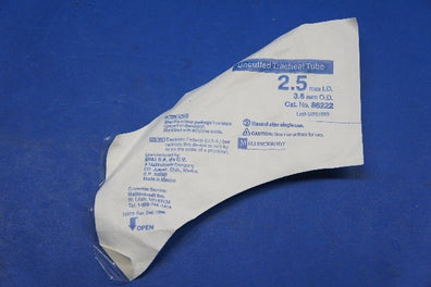 Mallinckrodt 86222 Uncuffed Tracheal Tube 2.5mm x 3.5mm